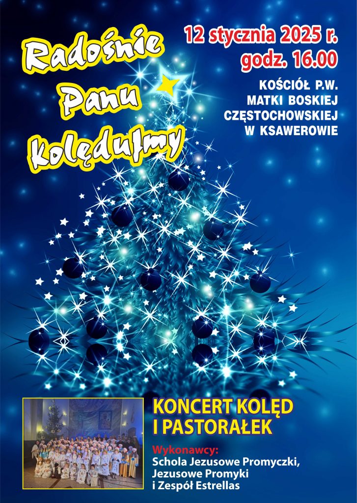 Koncert kolęd już 12 stycznia Rzymskokatolicka Parafia Matki Boskiej